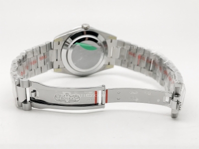 DayDate 40mm 904L Flt Wt SS/SS O-Blue/Rm Noob A2836