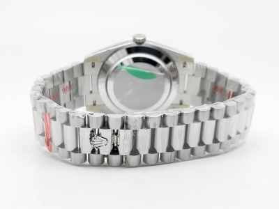 DayDate 40mm 904L Flt Wt SS/SS O-Blue/Rm Noob A2836