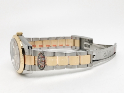 DJ2 41mm Oys Flt 904L YG/SS Gold/Stk Clean VR3235