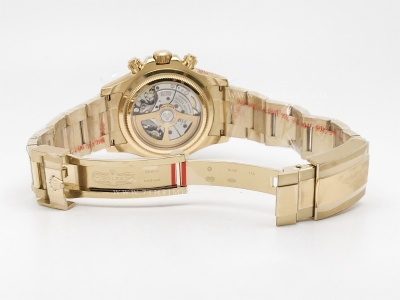 Daytona 126528 YG/YG Blk/Wht/Stk 904L QF V5 SH4132