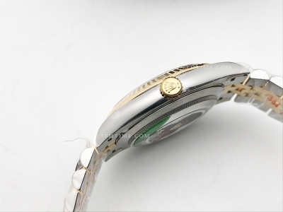 DJ2 41mm Jub Flt 904L YG/SS Gold/Stk Clean VR3235