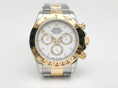 Daytona 126503 YG/SS White/Stk ESF A4131