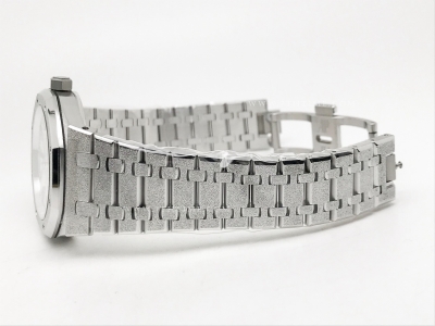 Royal Oak 15410 Frosted SS/SS White APSF A3120