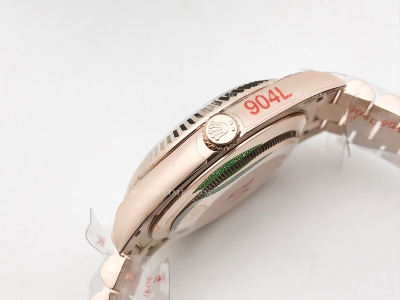 DayDate 40mm Flt 904 RG/RG Blue/Dia GMF VR3255