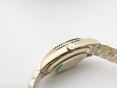 DayDate 228238 40mm 904L Flt Wt YG/YG O-Grn/Rm Noob A2836