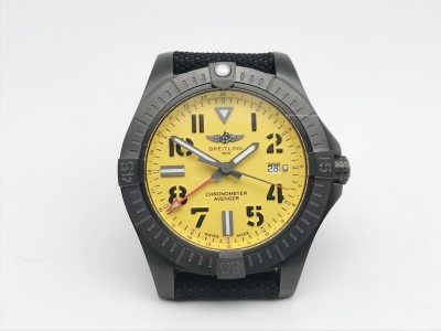 Avenger GMT 45mm PVD/NY Yelw/Num OXF A2836