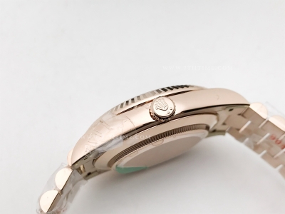 DayDate 228235 40mm 904L Flt Wt RG/RG Brn/Stk Noob A2836