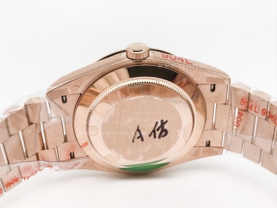 DayDate 40mm Flt Dia RG/RG Blue/Dia GMF A2836