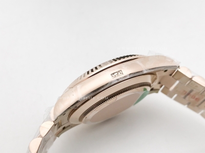 DayDate 228235 40mm 904L Flt Wt RG/RG Brn/Dia Noob A2836