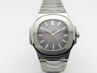 Nautilus Jumbo 5711 SS/SS Grey/Stk BPF MY9015 Mod