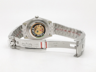 DJ2 126334 41mm Jub Flt 904L SS/SS Wht/Stk JQF VR3235