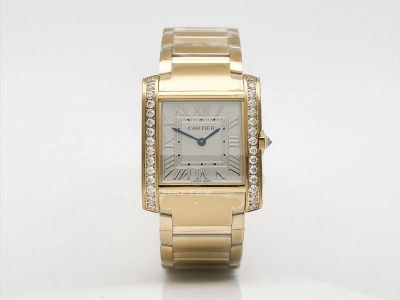 Ladies Tank Francaise Med Dia YG/YG Sil K11 Sw Qt