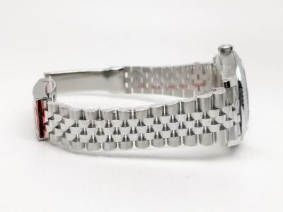 DJ2 126334 41mm Jub Flt 904L SS/SS Grey/Stk JQF VR3235