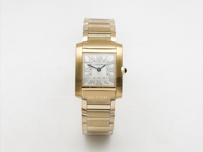 Ladies Cartier Tank Francaise Sml YG/YG Sil K11 Sw Qt