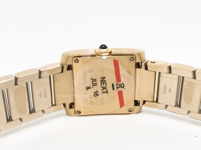 Ladies Cartier Tank Francaise Sml YG/YG Sil K11 Sw Qt