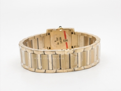 Ladies Cartier Tank Francaise Sml YG/YG Sil K11 Sw Qt