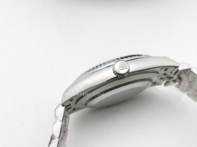 DJ2 126334 41mm Jub Flt 904L SS/SS Blue/Stk JQF VR3235