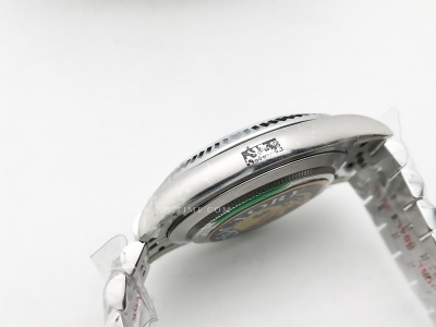 DJ2 126334 41mm Jub Flt 904L SS/SS Grn-P/Stk JQF VR3235