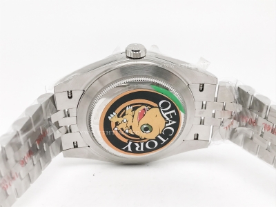 DJ2 126334 41mm Jub Flt 904L SS/SS Blue/Dia JQF VR3235