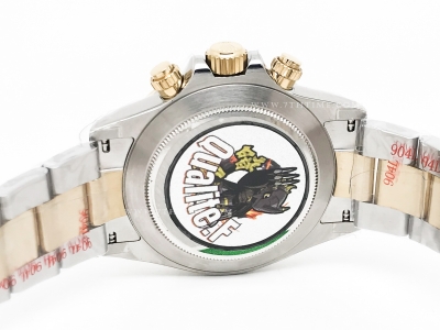 Daytona 116503 904L Wt YG/SS Gold/Dia QF SH4130