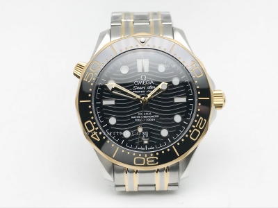 Seamaster 300m 2018 Blk YG/SS Black GDF MY8215