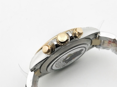 Daytona 116503 904L Wt YG/SS Blk/Dia QF SH4130