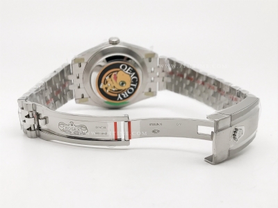 DJ2 126334 41mm Jub Flt 904L SS/SS Grey/Rm JQF VR3235