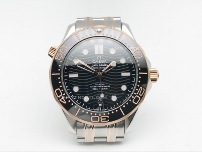 Seamaster 300m 2018 Blk RG/SS Black GDF MY8215