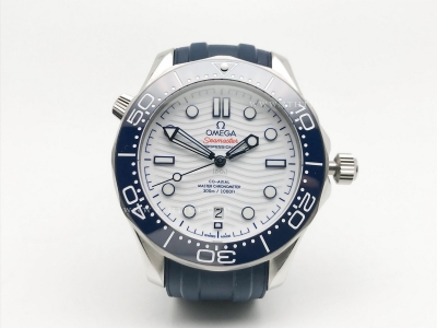 Seamaster 300m 2018 Blue SS/RU White GDF MY8215