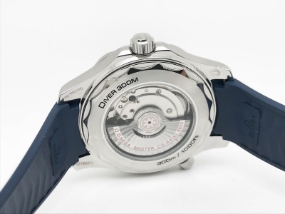 Seamaster 300m 2018 Blue SS/RU White GDF MY8215