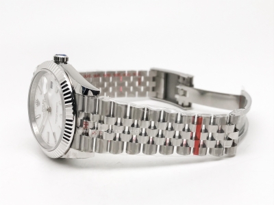 DJ2 41mm Jub Flt 904L SS/SS Wht/Stk GMF VR3235