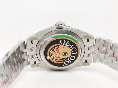 DJ 126234 36mm Jub Flt 904L SS/SS Blk/Stk JQF VR3235