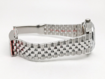 DJ 126234 36mm Jub Flt 904L SS/SS W-MOP/Dia JQF VR3235