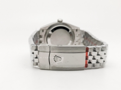 DJ 126234 36mm Jub Flt 904L SS/SS Grey/Dia JQF VR3235