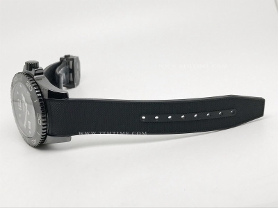 HydroConquest Mens 43mm CER/RU Black HKF Asia 2824