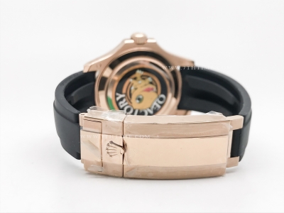 YachtMaster 126655 40mm RG/RU Blk JQF VR3235