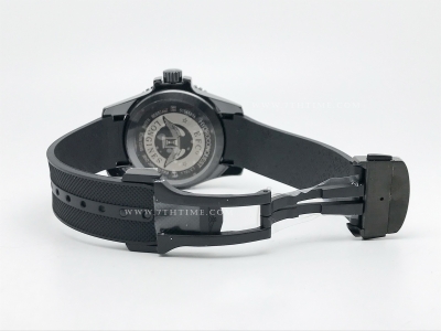 HydroConquest Mens 43mm CER/RU Black HKF Asia 2824