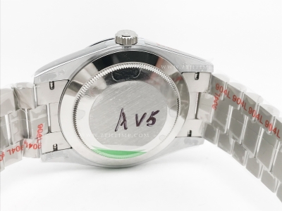 DayDate 40mm 904L Flt SS/SS Blue/Stk GMF A2836