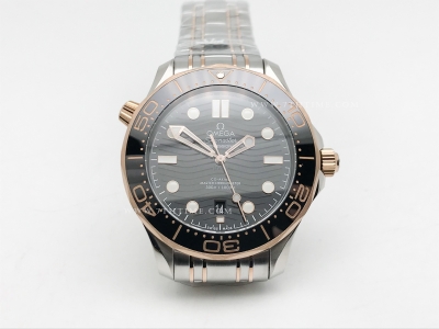 Seamaster 300m RG/SS Black BLS Asia 8800