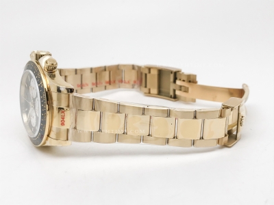 Daytona 126528 YG/YG Blk/Wht/Stk 904L QF V8 QF4132