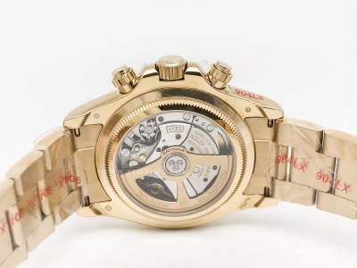 Daytona 126528 YG/YG Blk/Wht/Stk 904L QF V8 QF4132