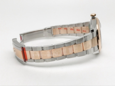 DJ2 41mm Oys Flt 904L RG/SS Silv/Dia Clean VR3235