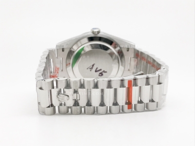 DayDate 40mm 904L Flt SS/SS Blk/Dia GMF A2836