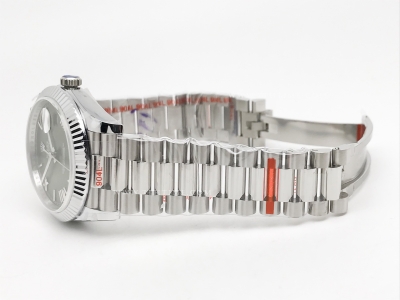 DayDate 40mm 904L Flt SS/SS Grn/Rm/Stk GMF A2836