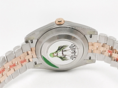 DJ2 41mm Jub Flt 904L RG/SS Brn/Stk Clean VR3235