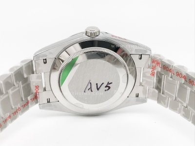 DayDate 40mm 904L Flt SS/SS Silv/Rm/Stk GMF A2836