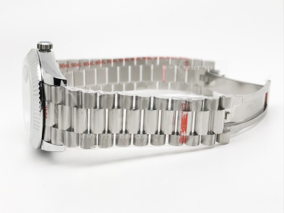 DayDate 40mm 904L Flt SS/SS I-Blue/Ara GMF A2836