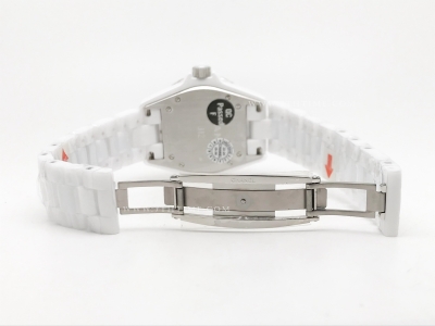 XHANEL J-12 38mm Wht CER/CER Wht/Dia HTF A2892