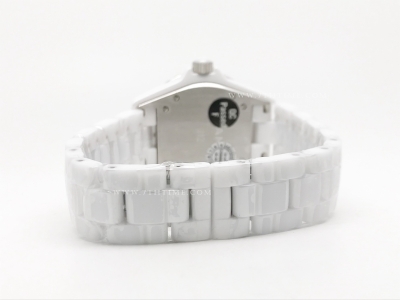 XHANEL J-12 38mm Wht CER/CER Wht/Dia HTF A2892