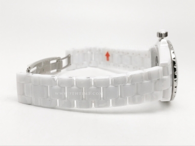 XHANEL J-12 38mm Wht CER/CER MOP/Dia HTF A2892